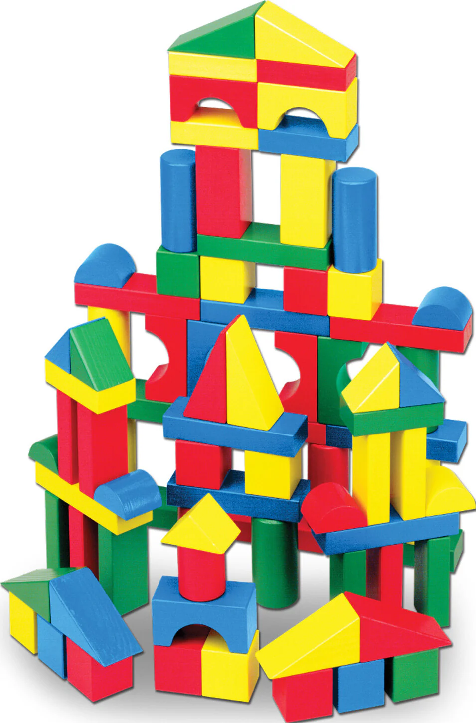 100 Piece Wood Blocks Set - Image 2