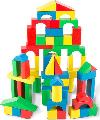 100 Piece Wood Blocks Set - Image 4