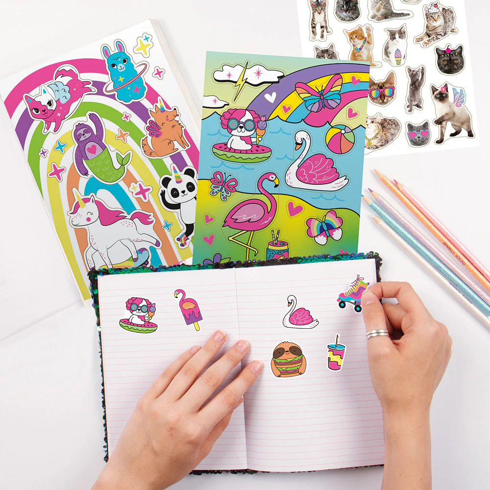 1000+ Totally Rainbow Super Colorful Fun & Bright Stickers Series 3 - Image 3