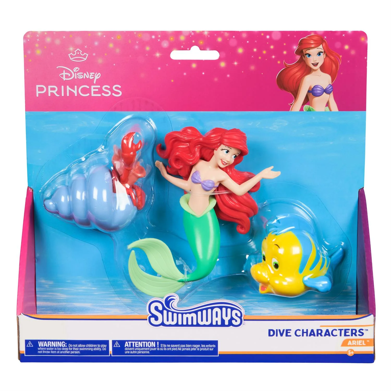 3 Pack Swimways Ariel Dive Characters