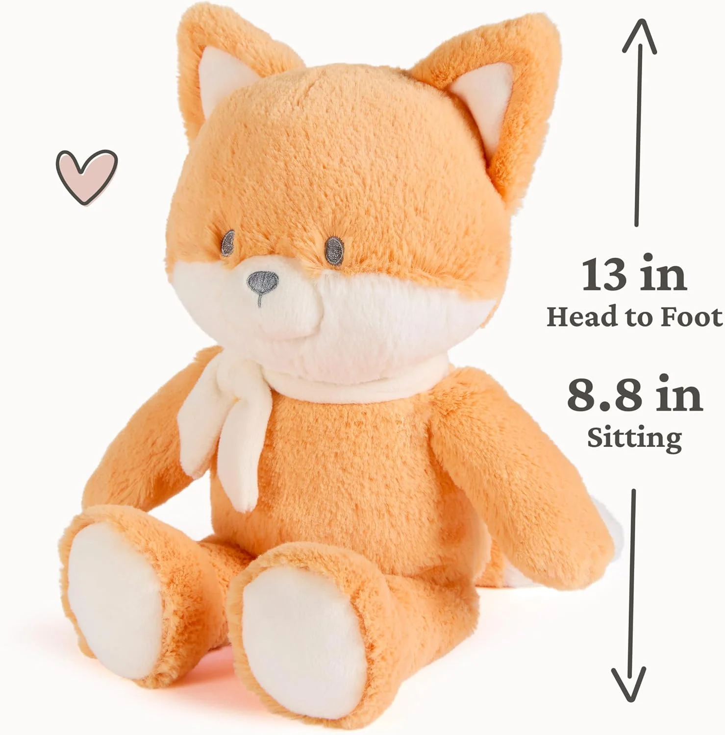 Soft Orange Fox Sustainably Recycled - Image 2