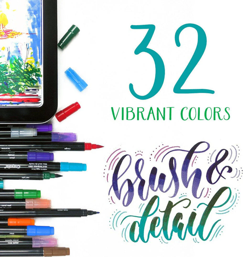 16 Count Signature Brush and Detail Dual-Tip Markers - Image 3