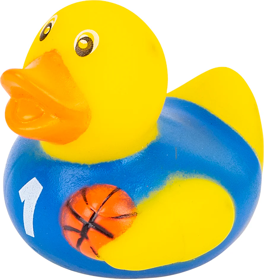 2" Basketball Rubber Duckies - Image 2