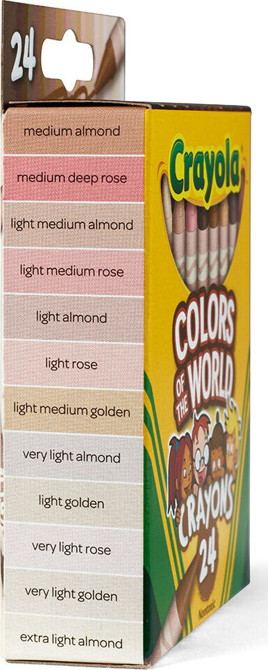 24 Ct Crayons, Colors of the World - Image 4