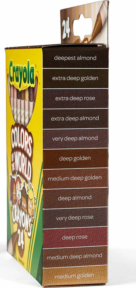 24 Ct Crayons, Colors of the World - Image 5