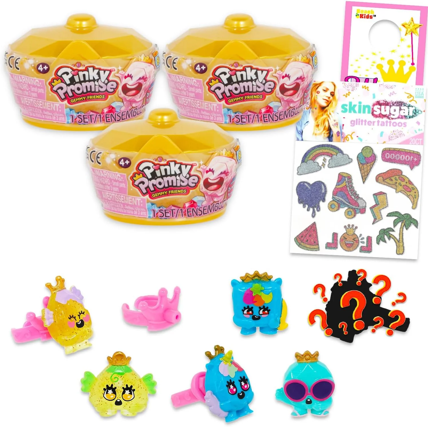 2pk Surprise Crown Pinky Promise