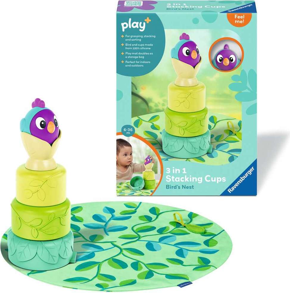 3-in-1 Stacking Cups: Bird's Nest - Image 3
