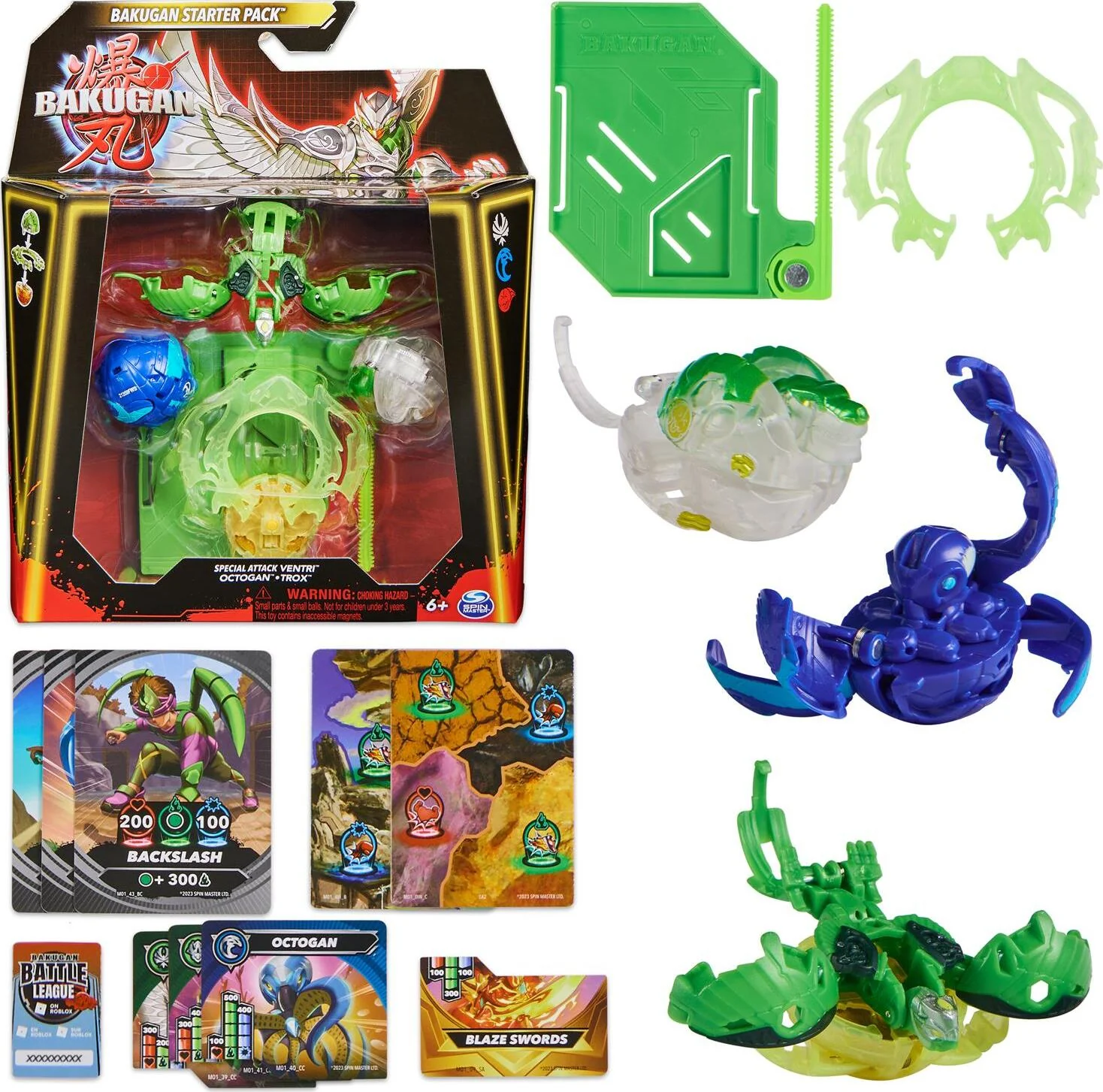 3pk Bakugan Starter Customizable