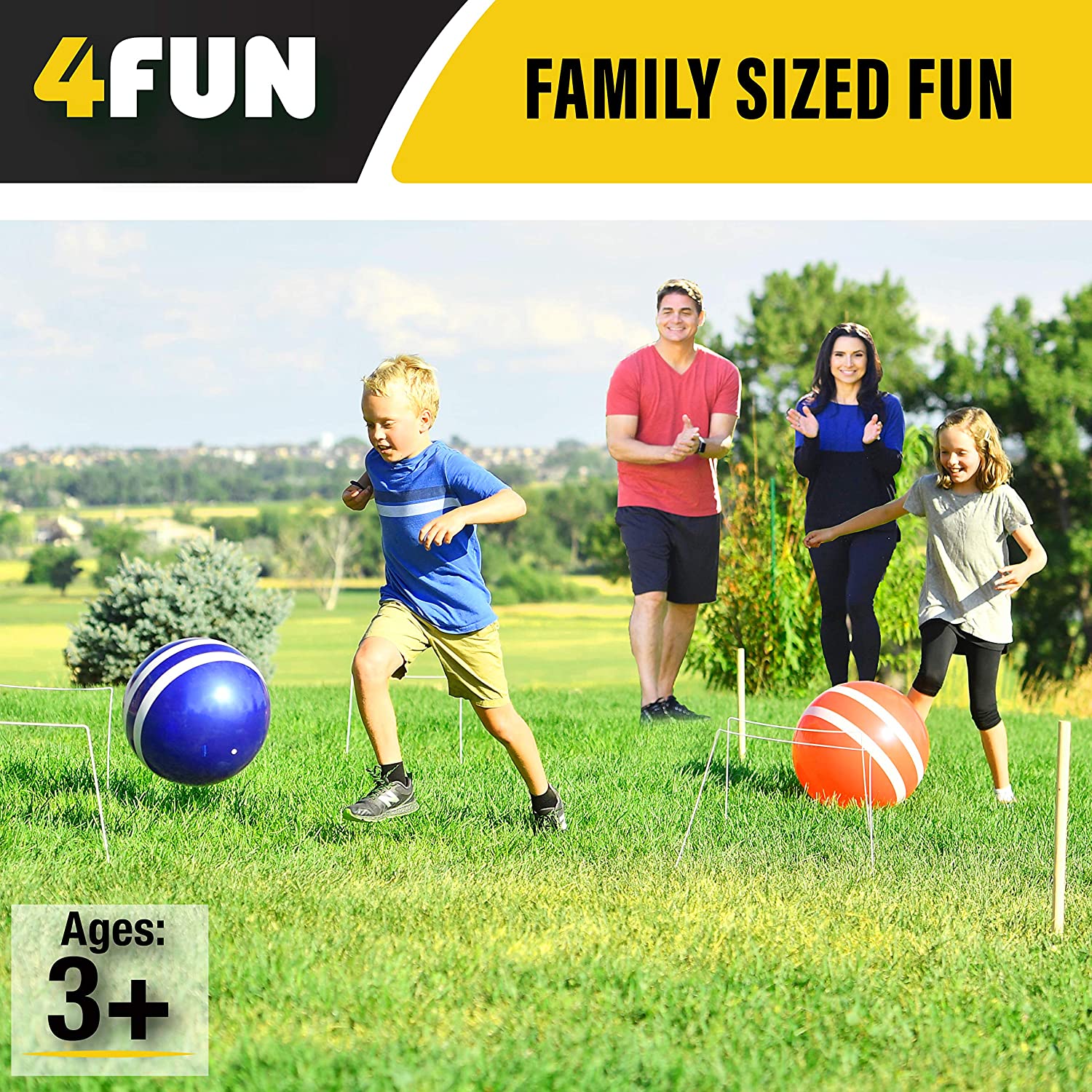 4Fun Wicket Giant Kick Croquet - Image 5