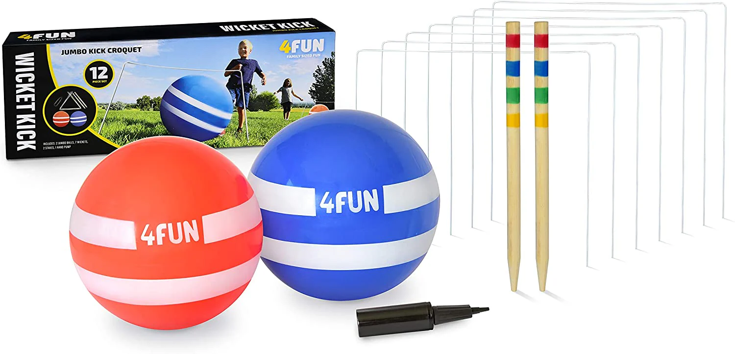 4Fun Wicket Giant Kick Croquet - Image 7