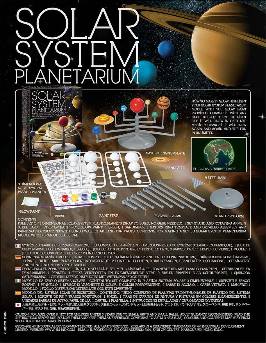 4M Kidz Labs Solar System Planetarium - Image 2