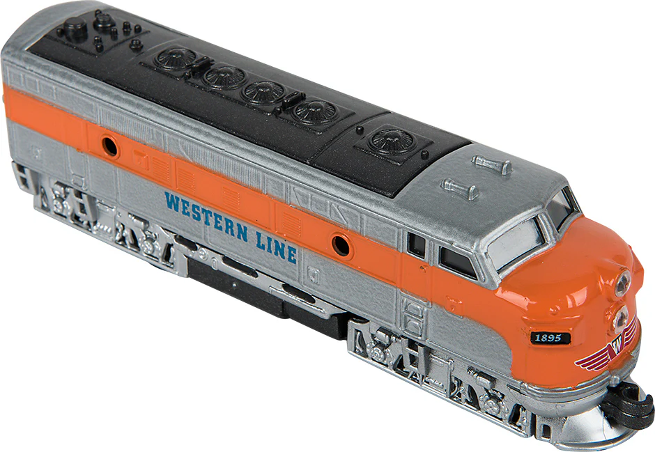 6.5" Die-cast Pull Back Classic Loco Diesel Train - Image 3