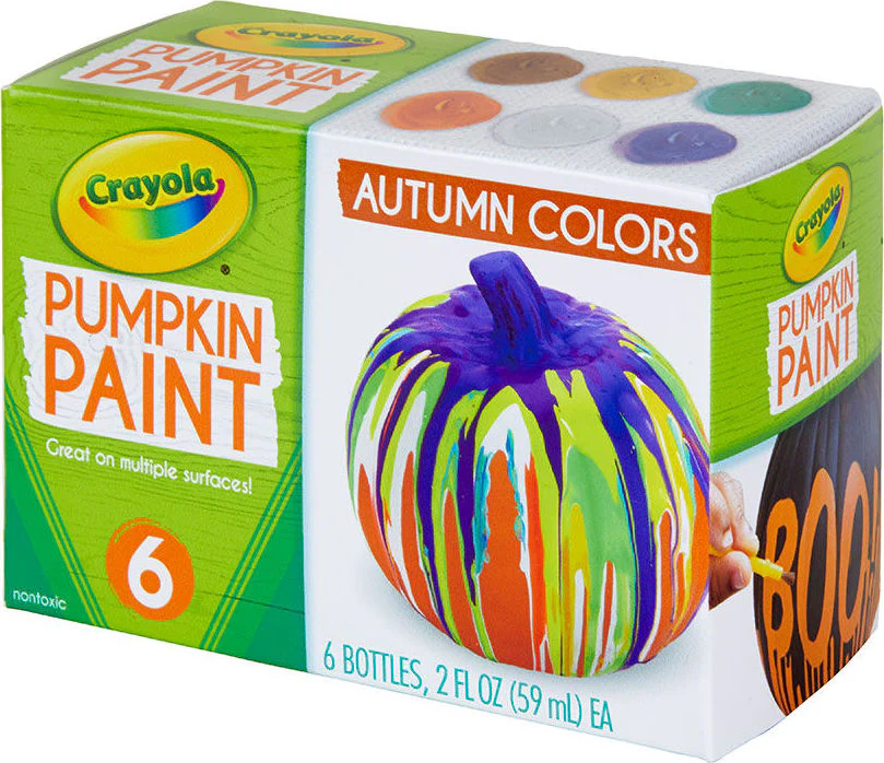 6 Count Pumpkin Paint Set - Autumn Colors - Image 4