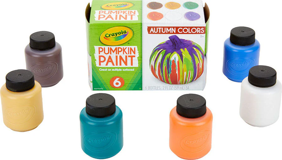 6 Count Pumpkin Paint Set - Autumn Colors - Image 5