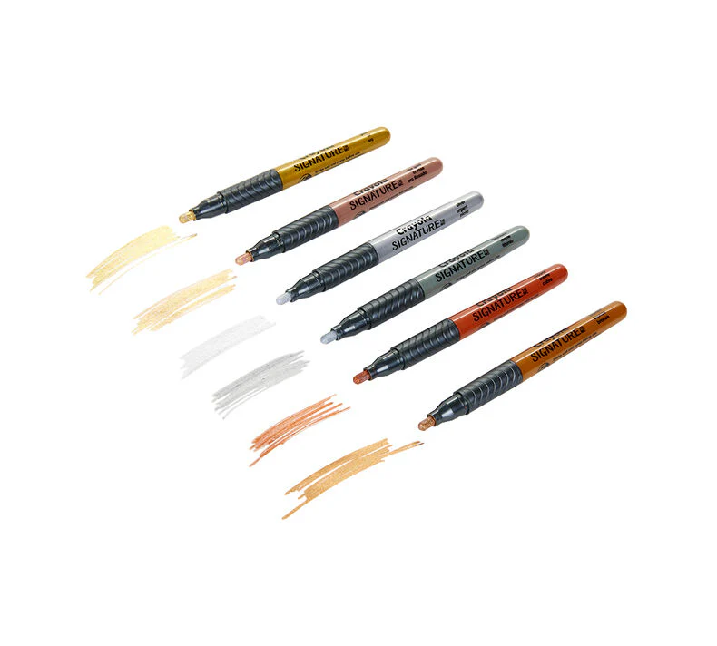 6 Pack Liquid Metallic Permanent Marker - Image 3