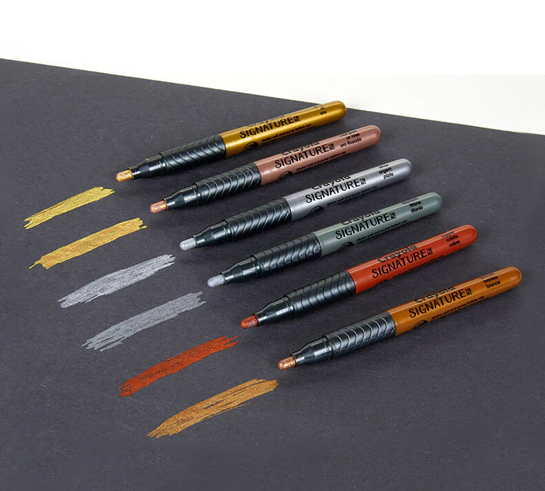 6 Pack Liquid Metallic Permanent Marker - Image 4