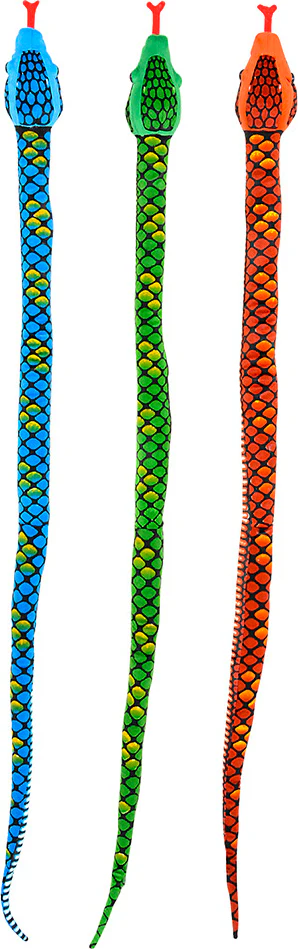 70" Diamond Pattern Snake Plush - Image 3