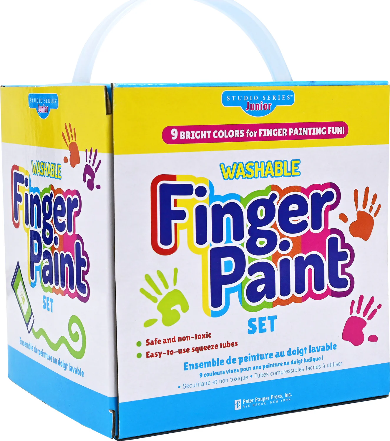 9pk Junior Finger Paint Set