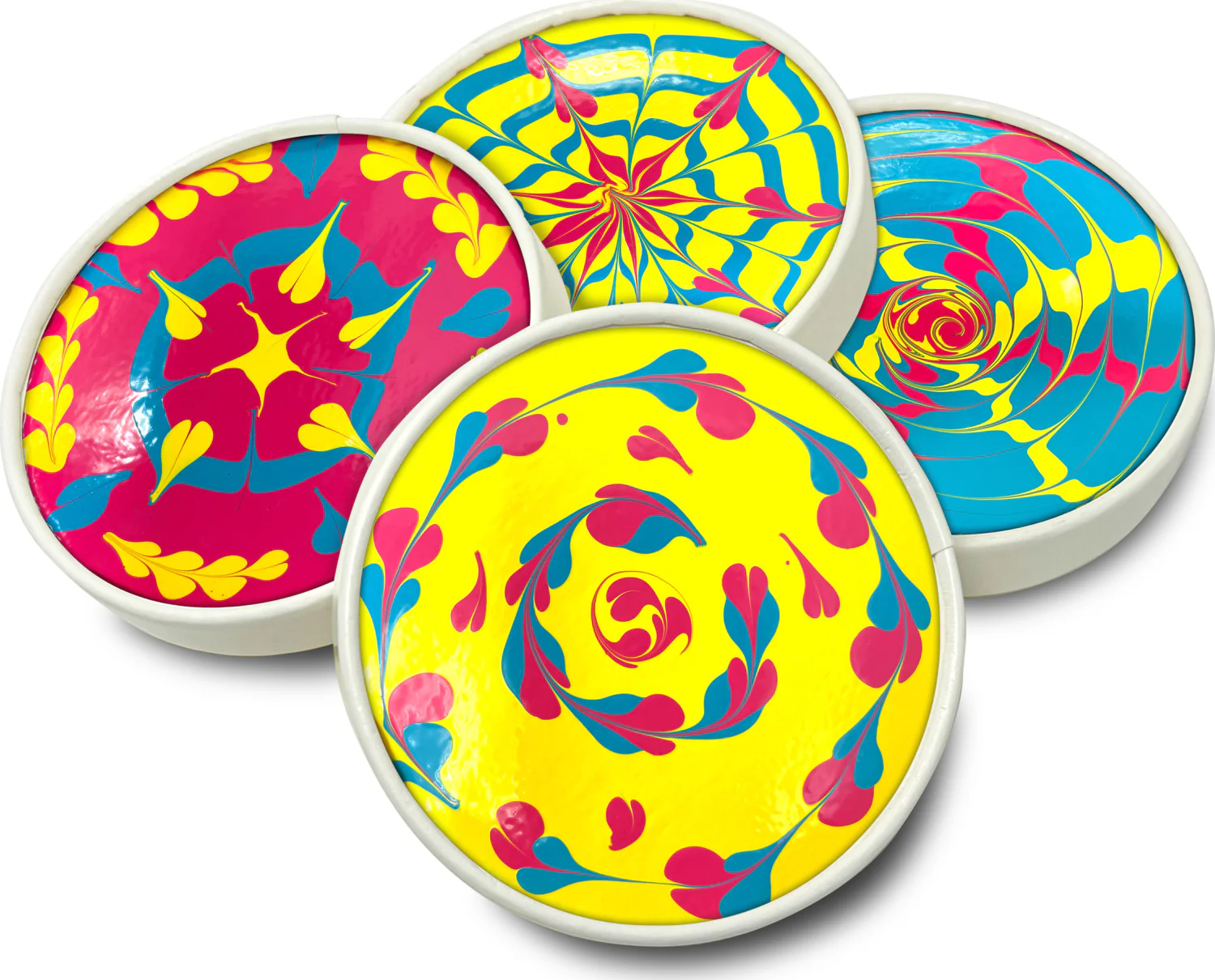 Art Café Latte-Inspired Painting Set - Cheery Colors - Image 4