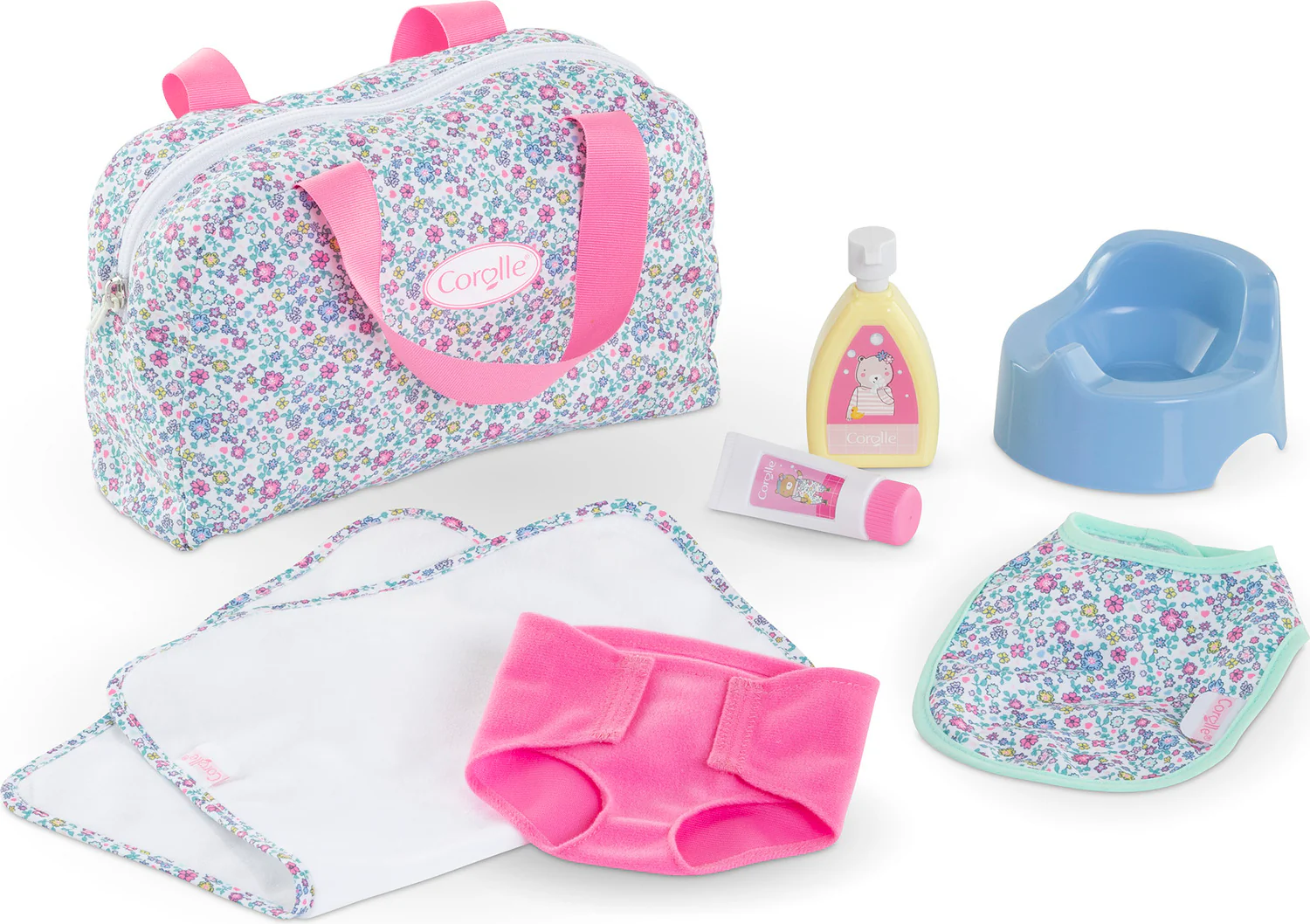 Floral Changing Accessory Set for 14" Baby Doll
