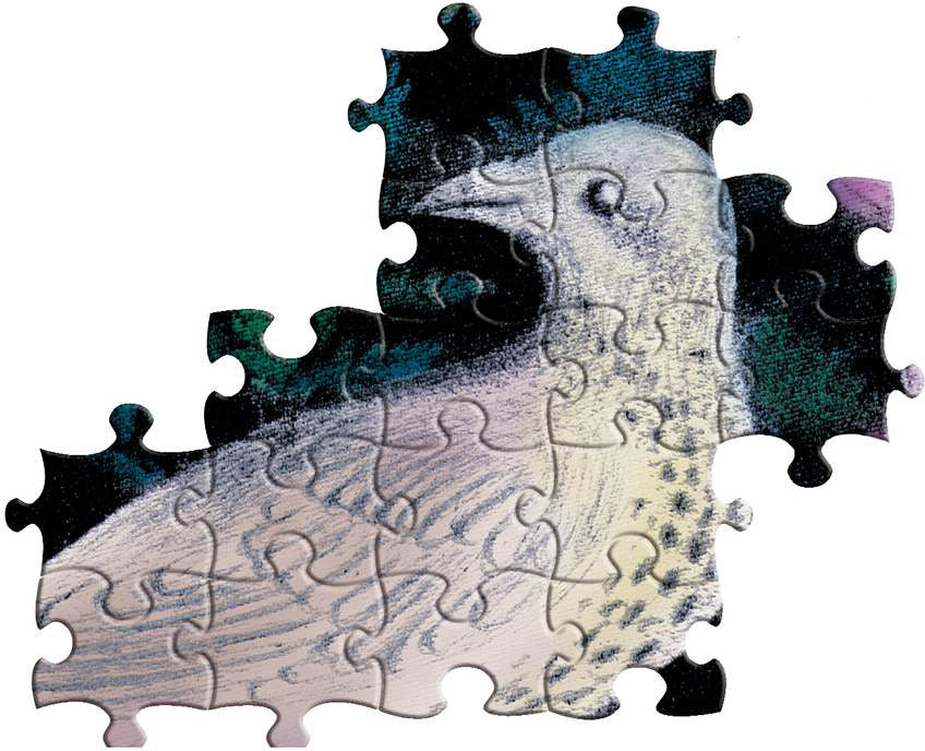 Birds in Fern 1000 Piece Puzzle - Image 2