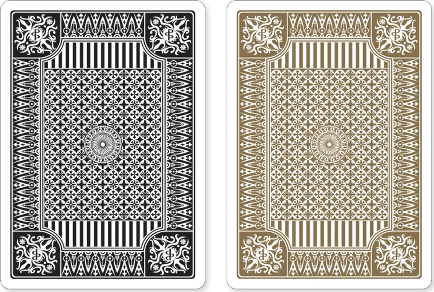 Black & Gold Premium Plastic Playing Cards