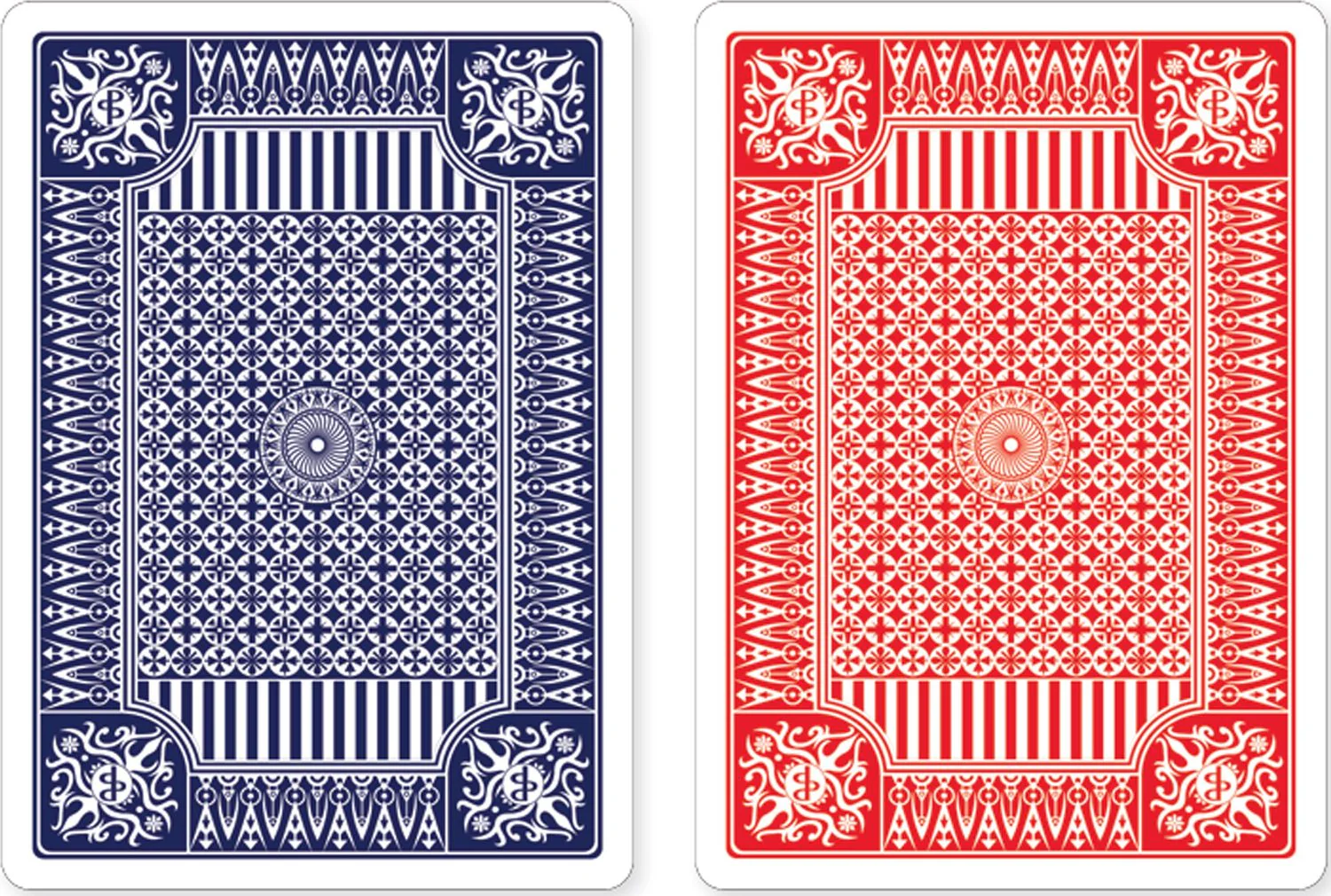 Blue & Red Premium Plastic Playing Cards