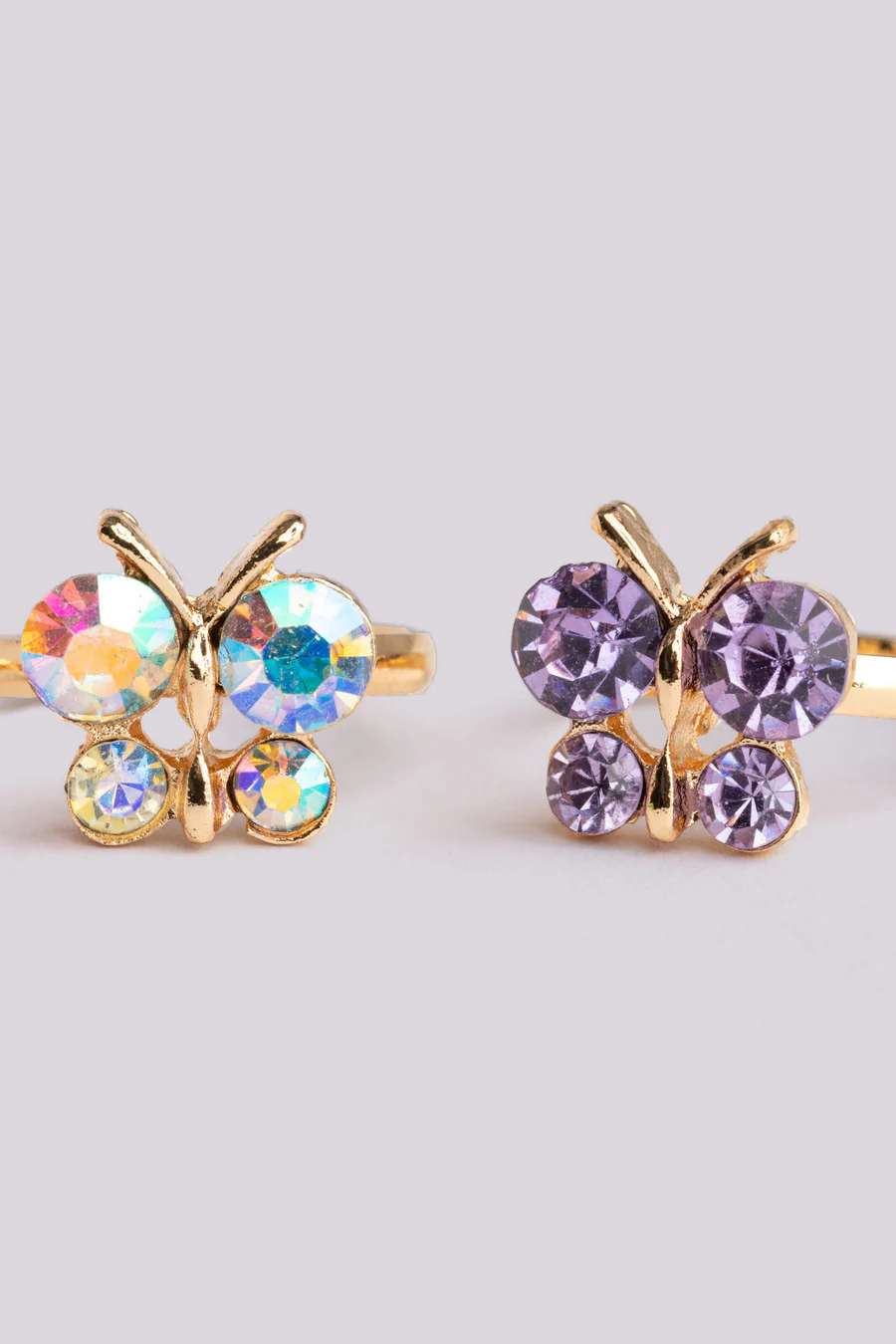 Boutique Butterfly Gem Rings - Image 5