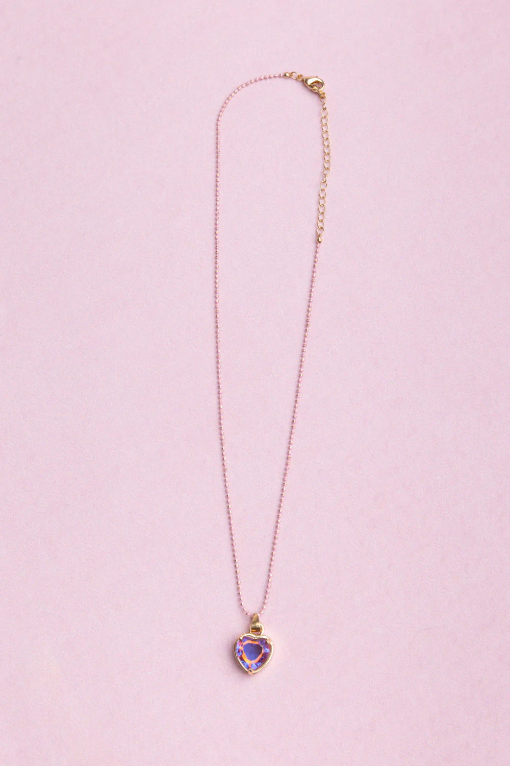 Boutique Chic Lilac Love Necklace - Image 2
