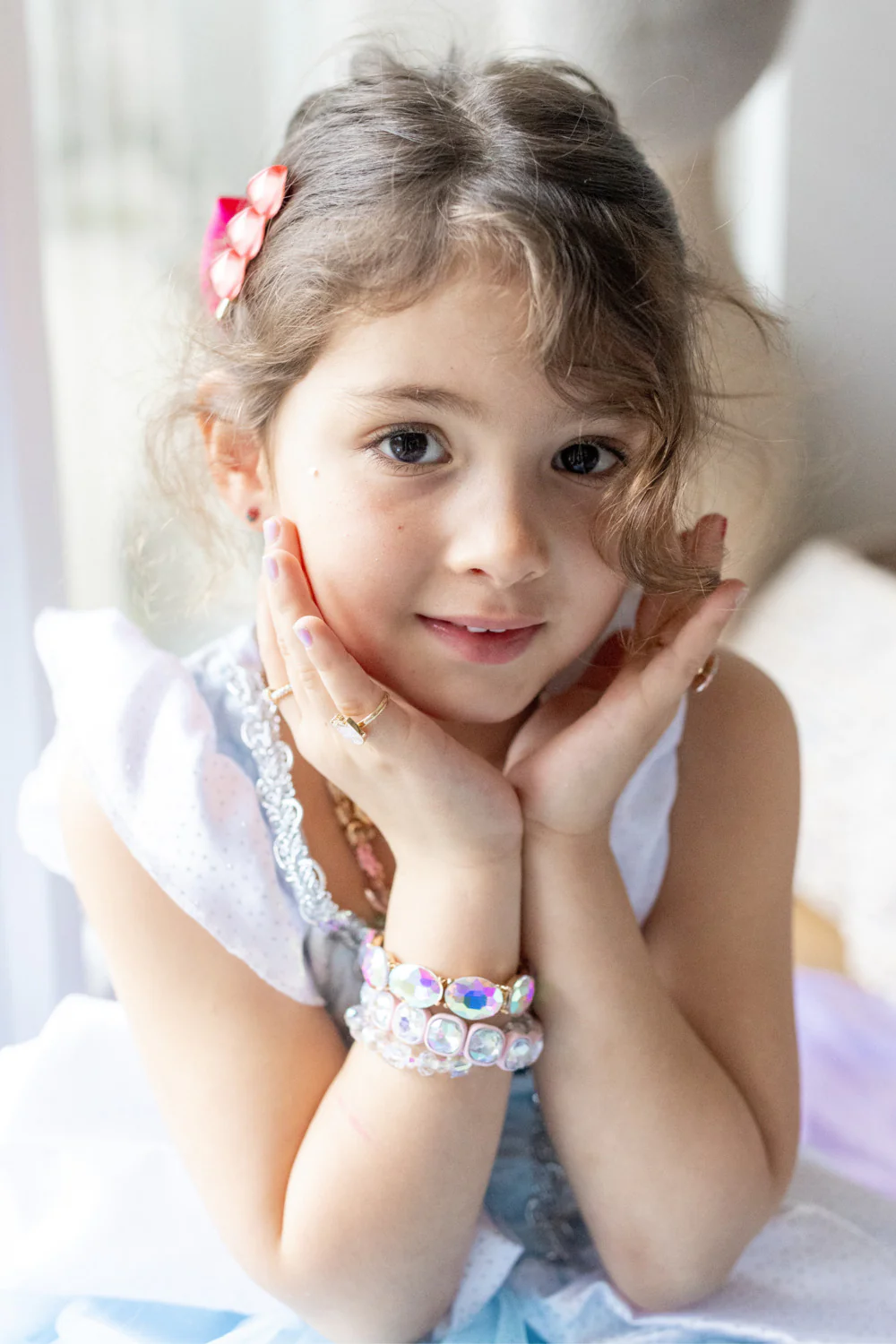 Boutique Chic Swiftie Pink Gem Bracelet - Image 3