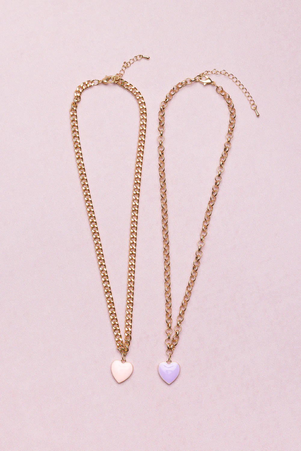 Boutique Chunky Chain Heart Necklace (assorted) - Image 2