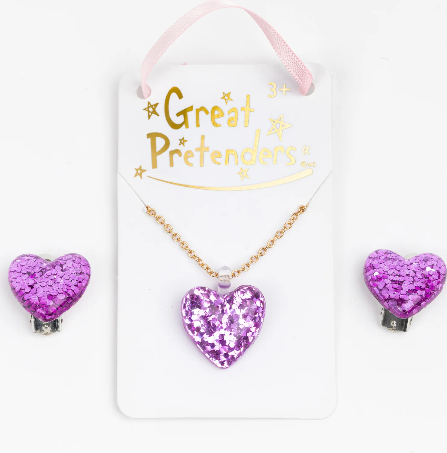 Boutique Glitter Heart Necklace (assorted) - Image 5