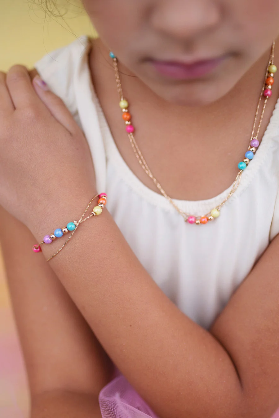 Boutique Golden Rainbow Bracelet (assorted) - Image 2