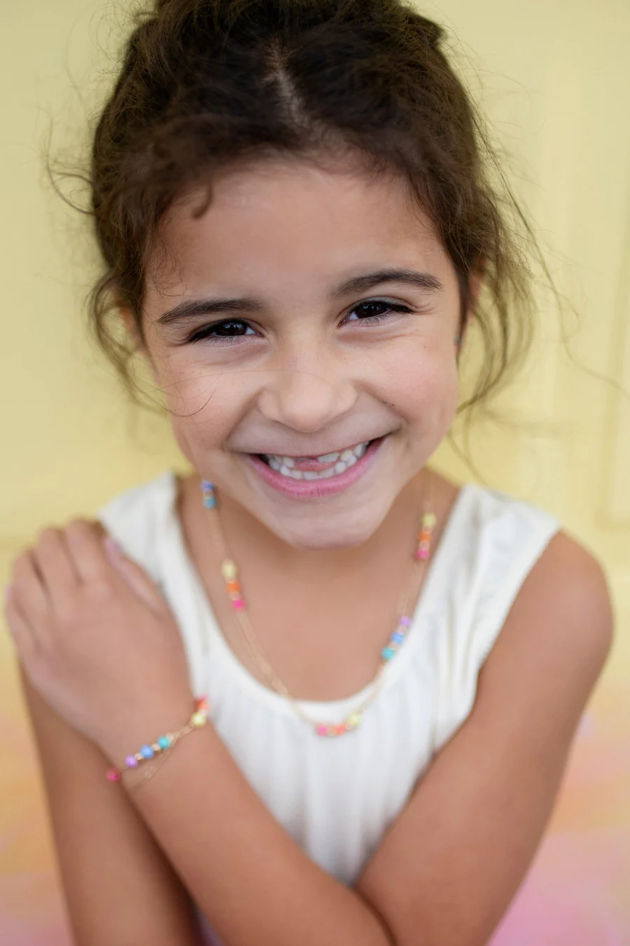 Boutique Golden Rainbow Necklace - Image 2