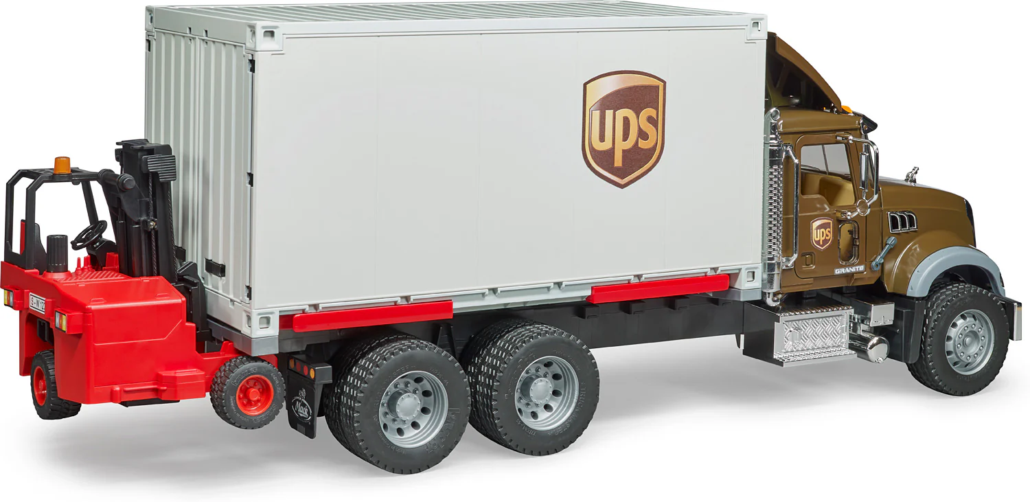 Bruder MACK Granite UPS Logistics Truck - Image 4