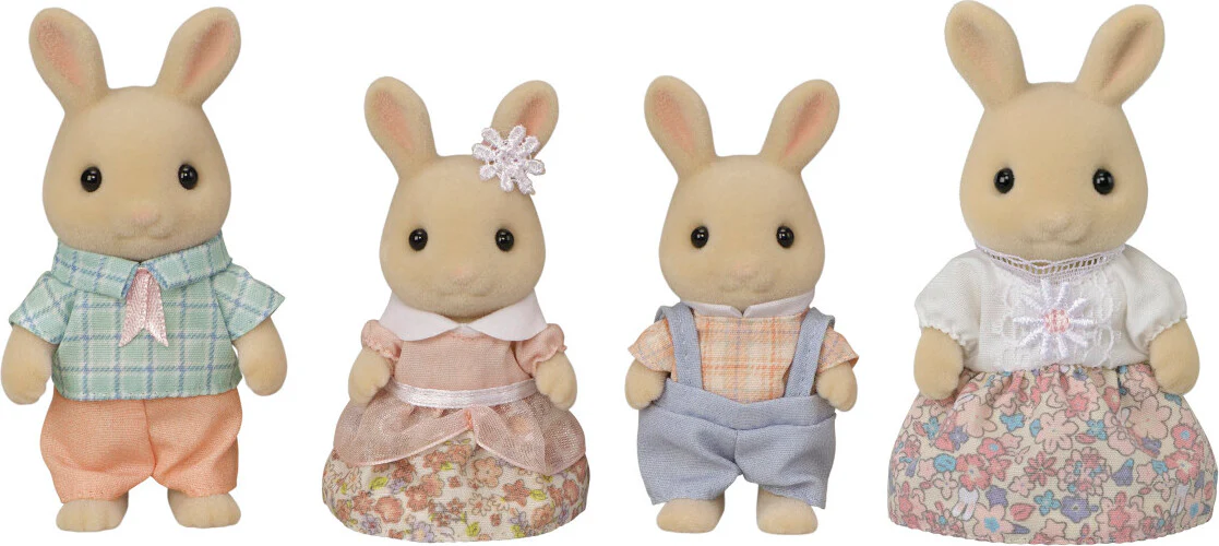 Calico Critters Milk Rabbit Family - Image 2
