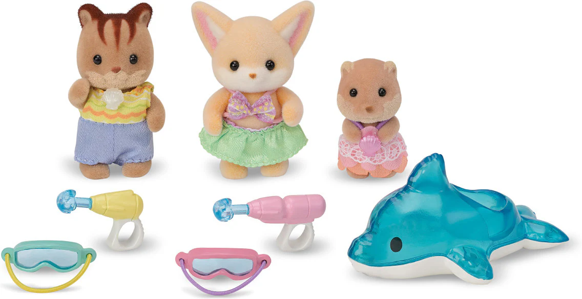 Calico Critters Nursery Friends - Pool Fun Trio - Image 3