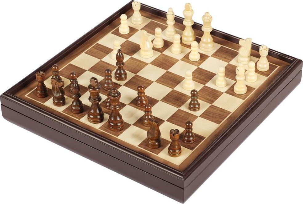 Cardinal Legacy Deluxe Wooden Chess Checkers - Image 4