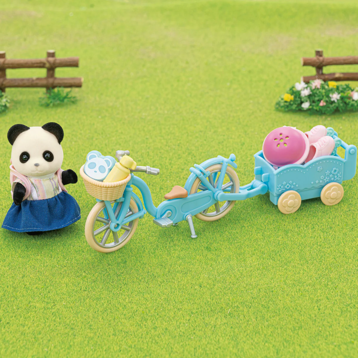 Calico Critters Cycle &amp; Skate Set Panda Girl - Image 5