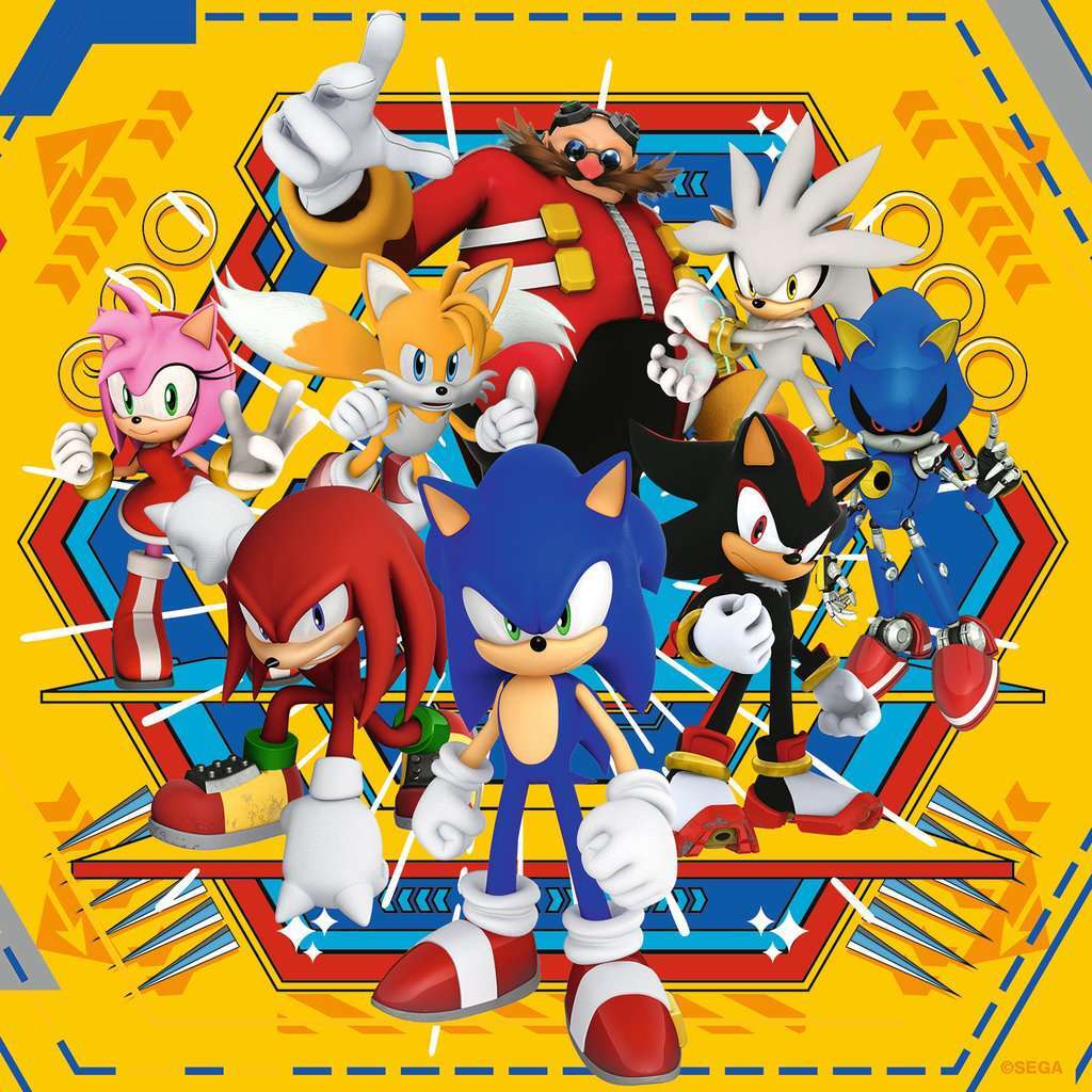Children's Jigsaw Puzzle Sonic the Hedgehog - 49 Pieces Puzzle - Image 3