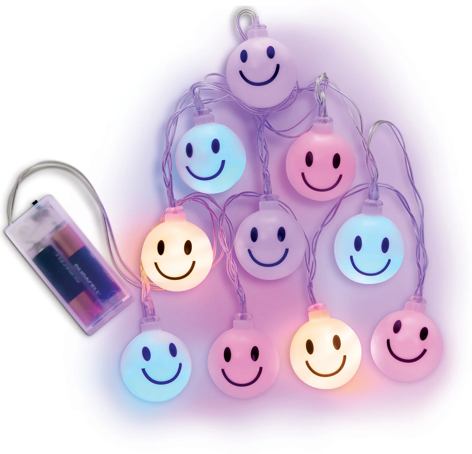 Choose Happy Happy Face LED String Lights - Image 3