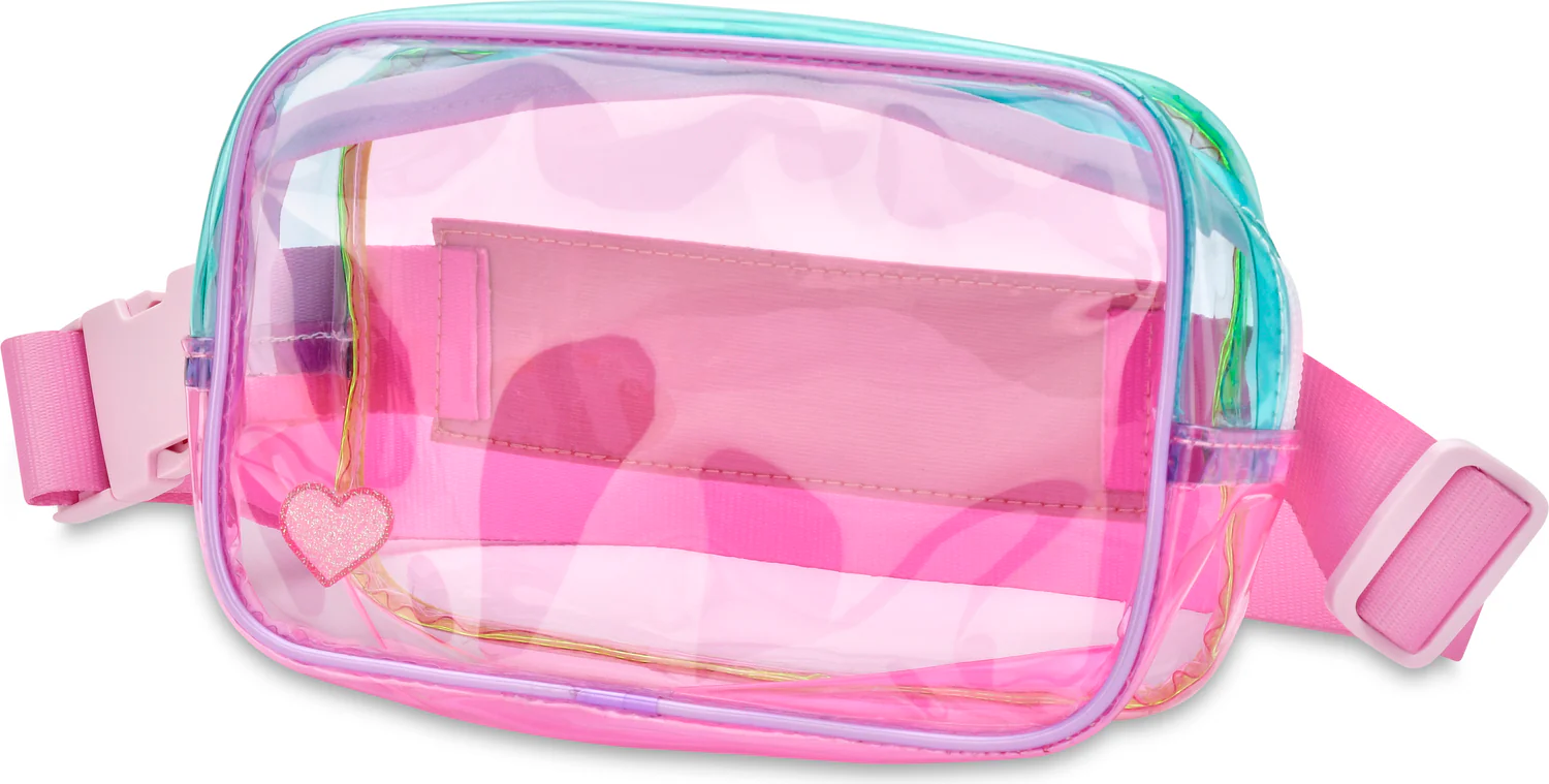 Color Block Clear Belt Bag - Image 2