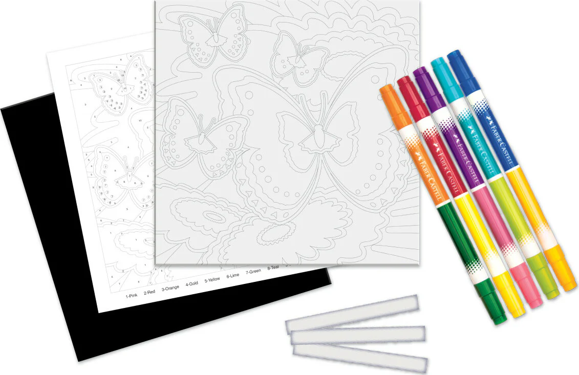 Color by Number Bloomin Butterflies - Image 4