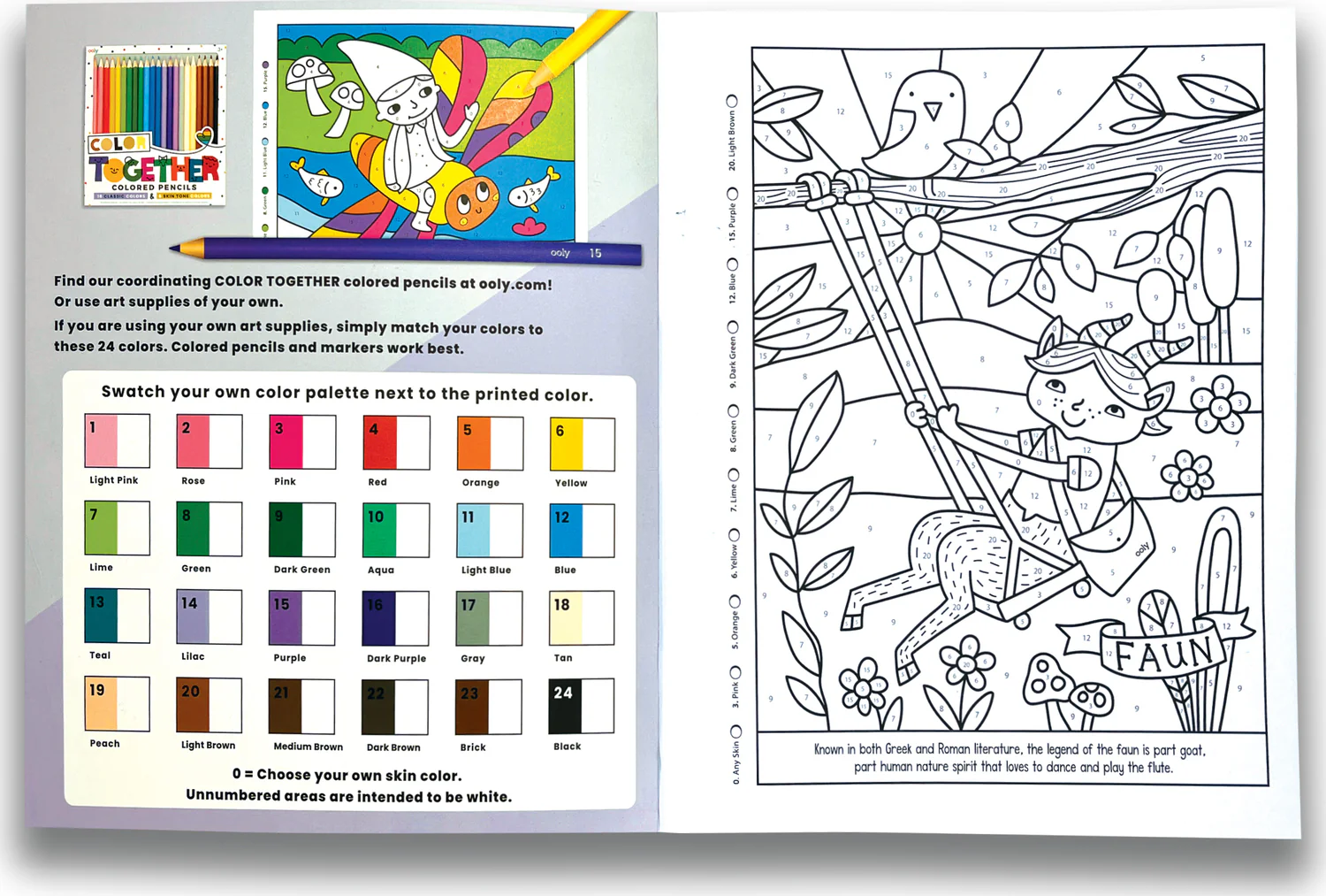 Color By Numbers Coloring Book - Mythical Friends - Image 4