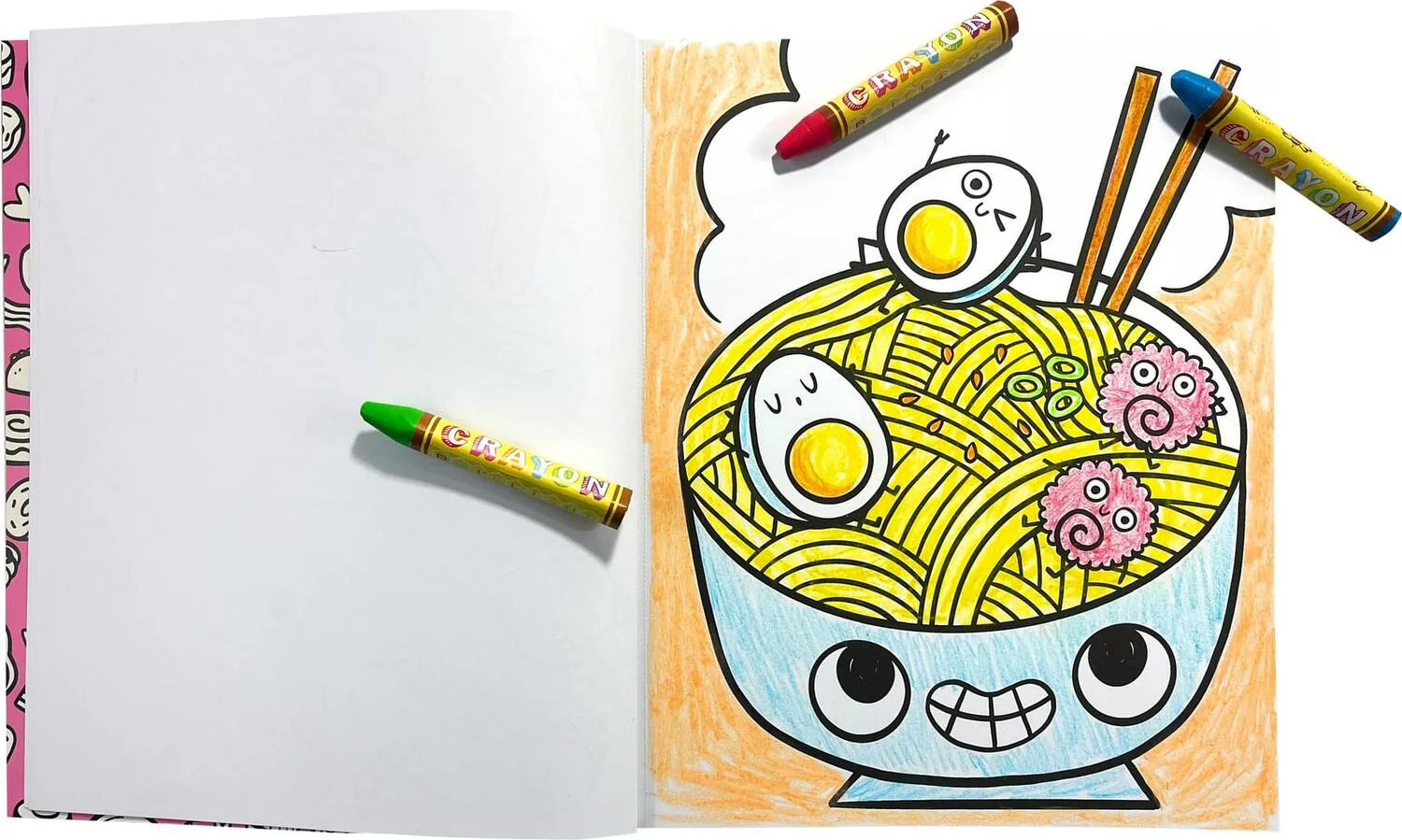 Color-in' Book Coloring Book - Happy Snacks - Image 3