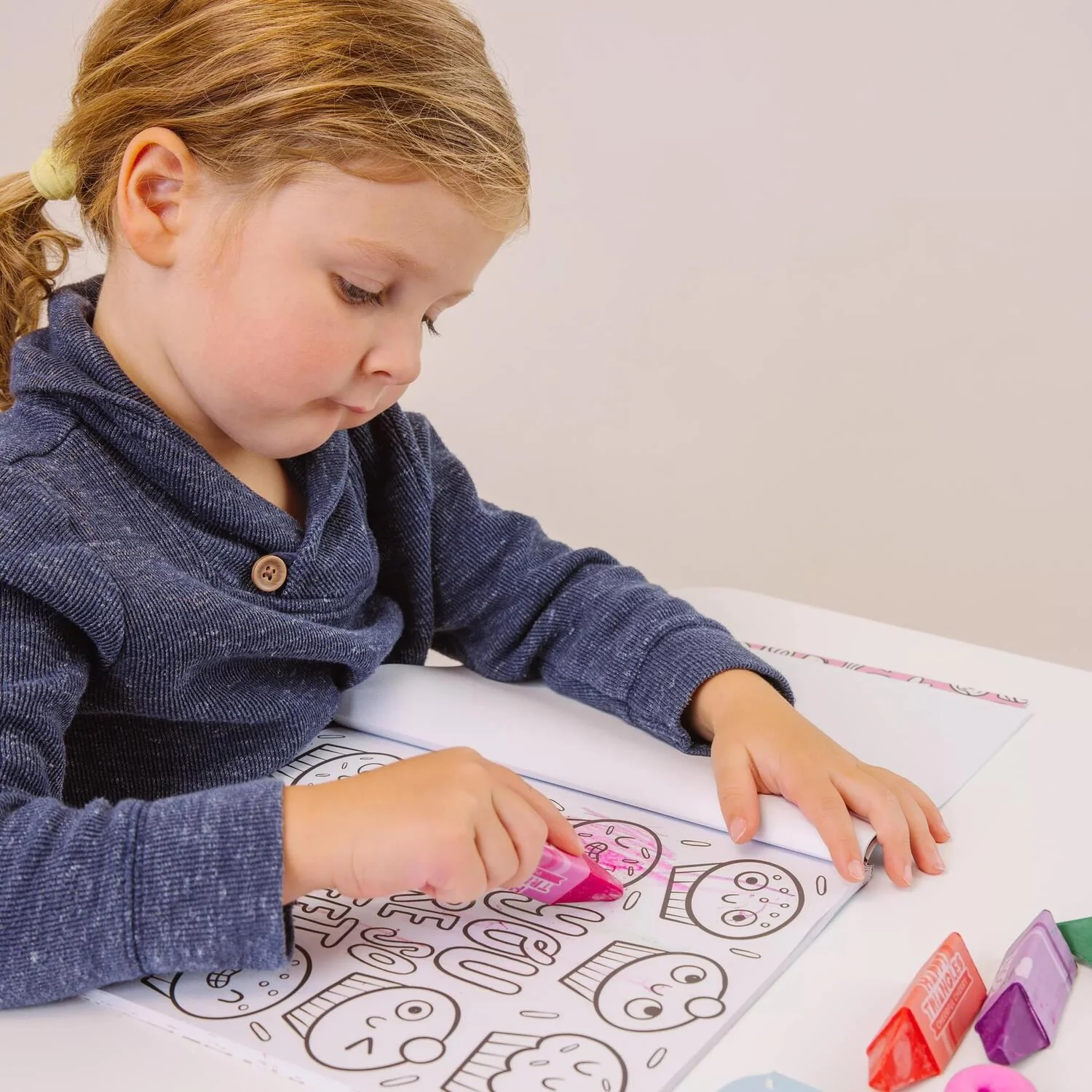 Color-in' Book Coloring Book - Happy Snacks - Image 5