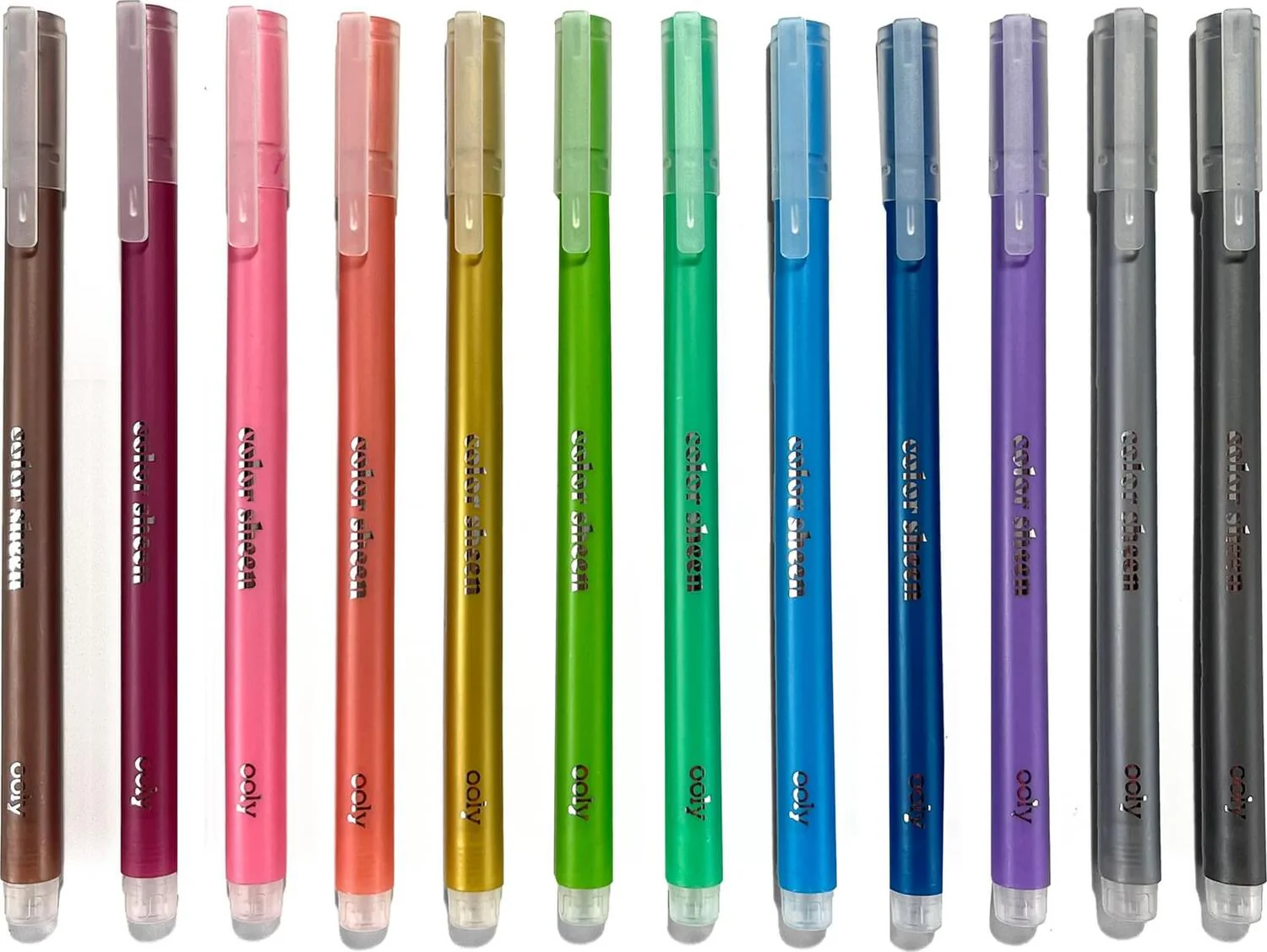 Color Sheen Metallic Colored Gel Pens - Set of 12 - Image 2