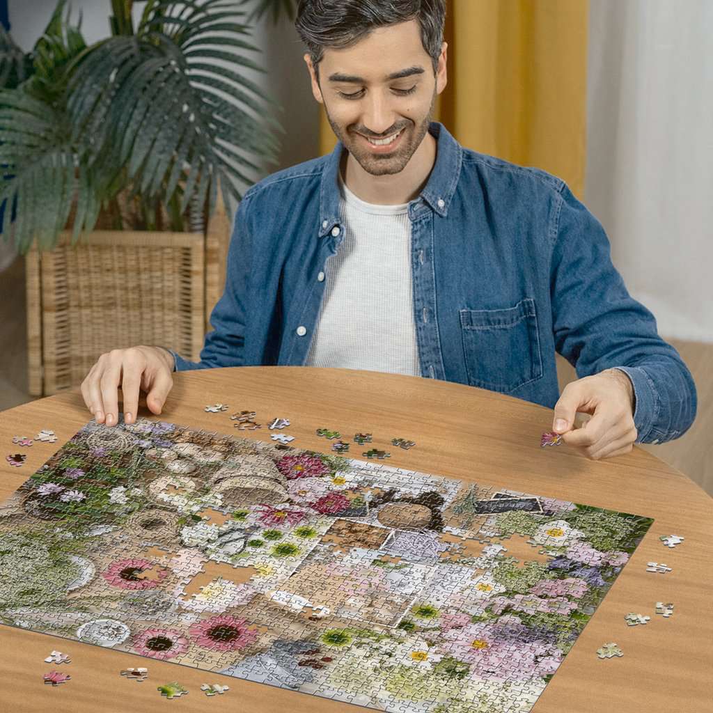 Colorful Floral Love 1000 Pc Puzzle - Image 3