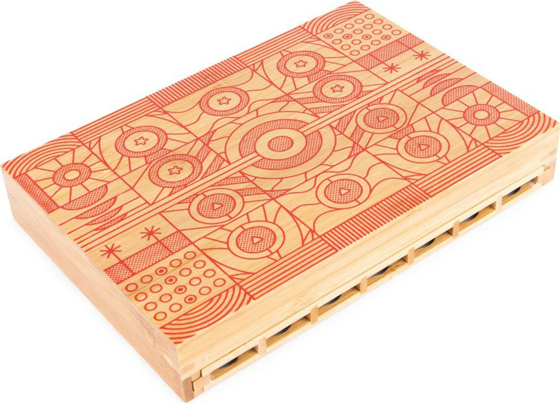 Connect Four In A Row Bamboo