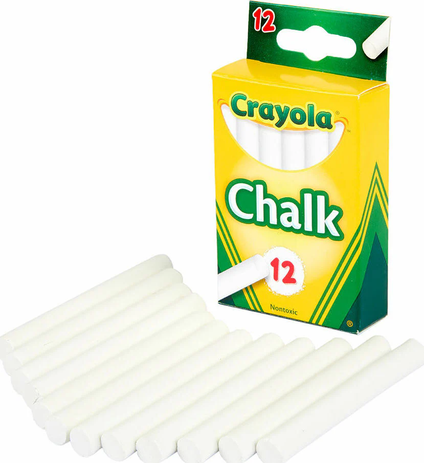 Crayola White Chalk - 12 Count - Image 2